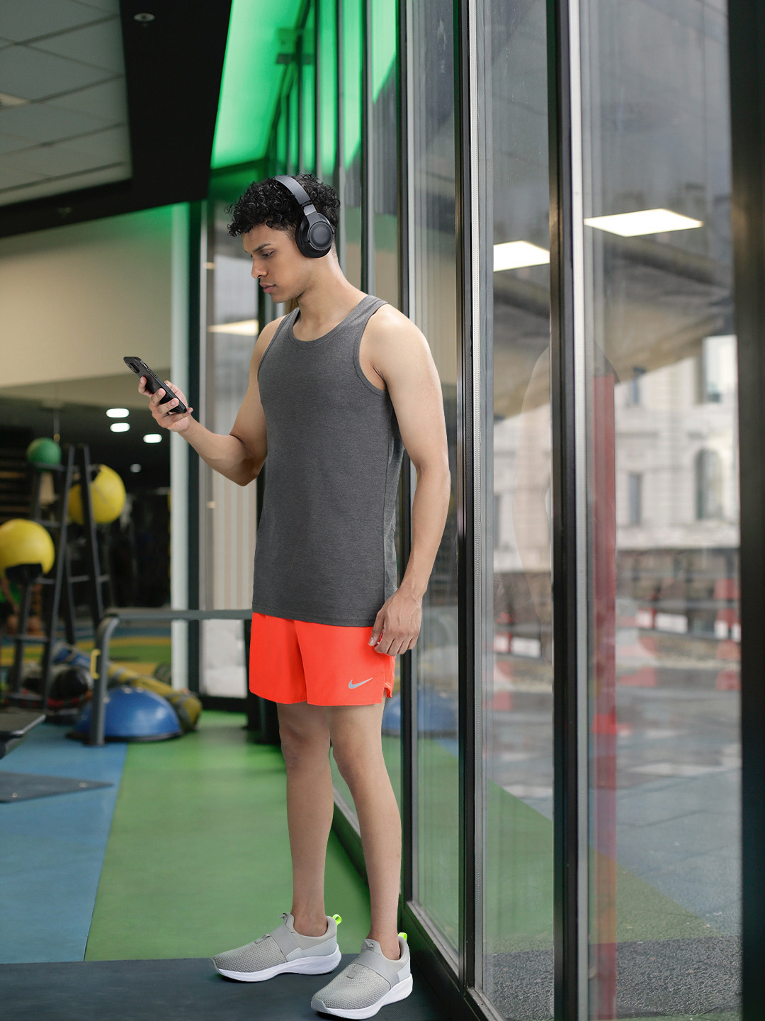 

Nike Men Dri-FIT CHLNR Sports Shorts, Orange