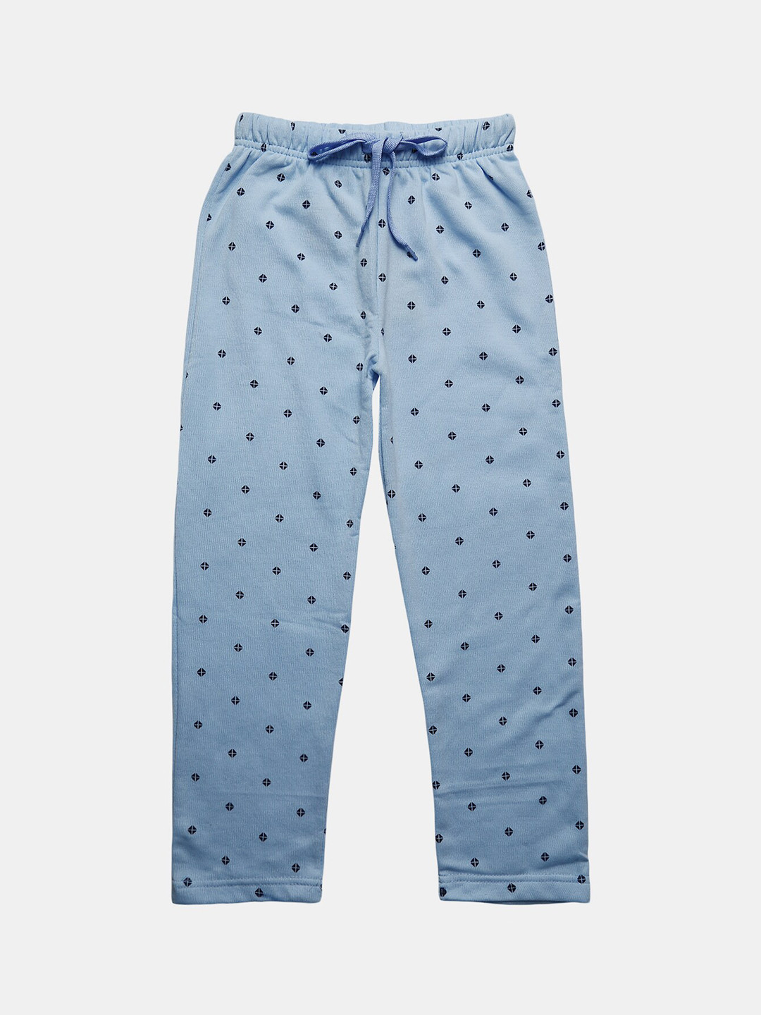 

V-Mart Boys Printed Fleece Mid-Rise Lounge Pant, Turquoise blue