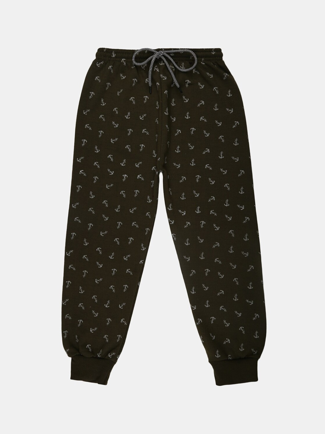 

V-Mart Boys Printed Fleece Lounge Pant, Olive