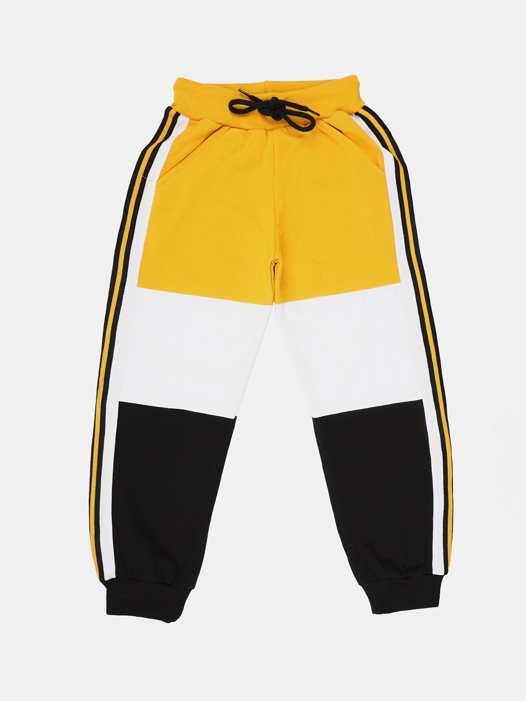 

V-Mart Girls Colourblocked Fleece Lounge Pant, White