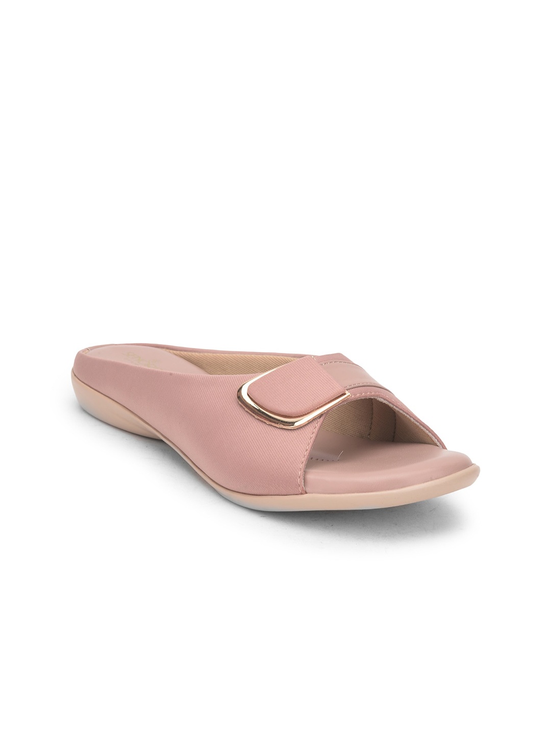 

Liberty Women Solid Open Toe Flats, Pink