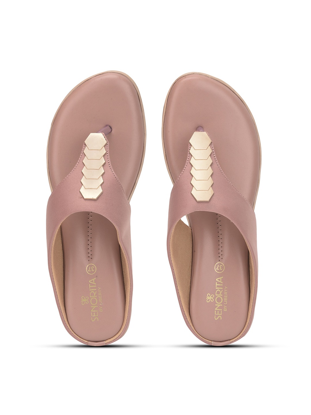 

Liberty Women Pink T-Strap Flats