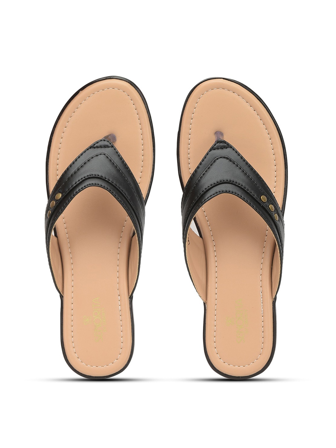 

Liberty Women T-Strap Flats, Black