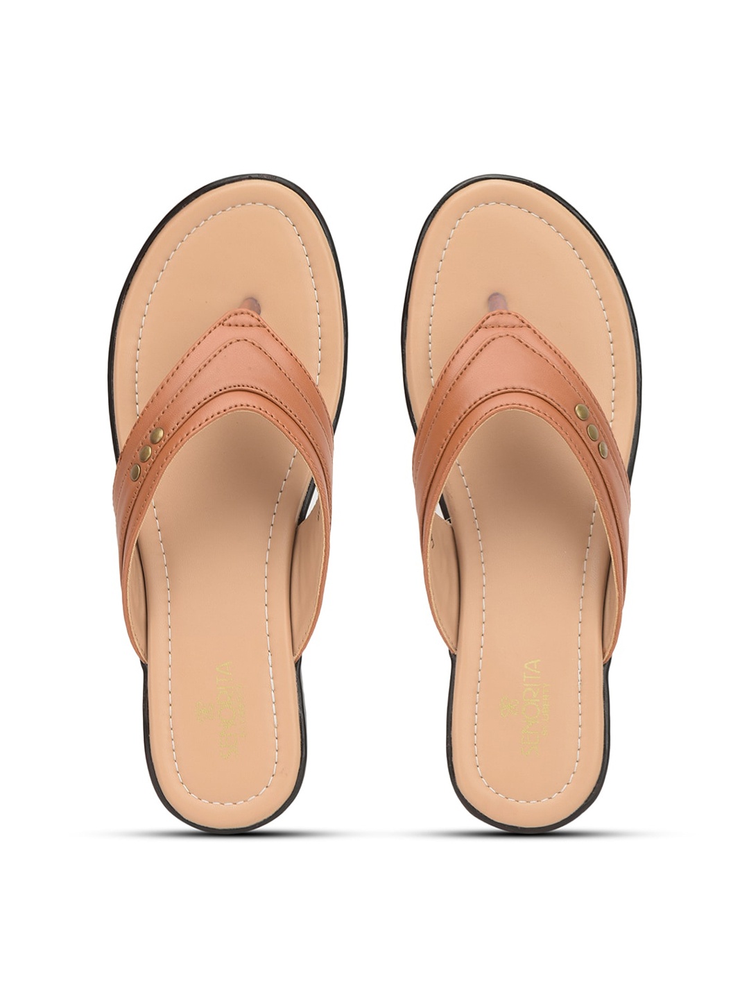 

Liberty Women T-Strap Flats, Tan