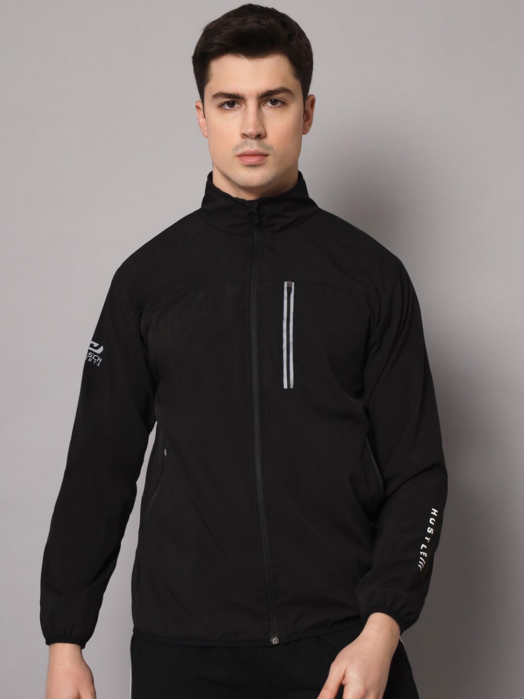 

Masch Sports Men Black Lightweight Training or Gym Sporty Jacket
