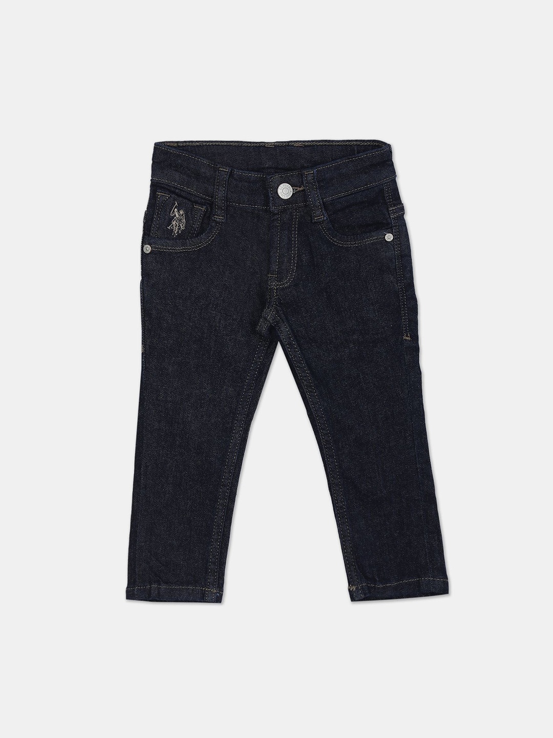 

U.S. Polo Assn. Boys Cotton Slim Fit Jeans, Blue