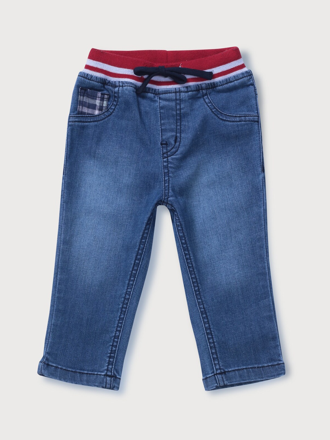 

Gini and Jony Boys Cotton Straight Fit Light Fade Jeans, Blue