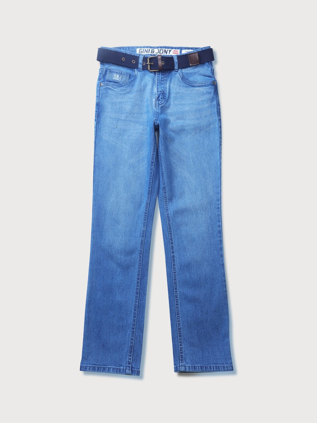 

Gini and Jony Boys Light Fade Regular Fit Jeans, Blue