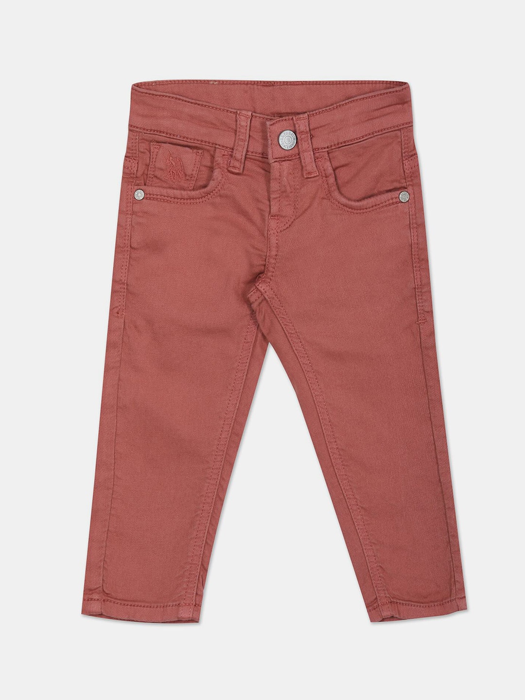 

U.S. Polo Assn. Kids Boys Slim Fit Jeans, Orange