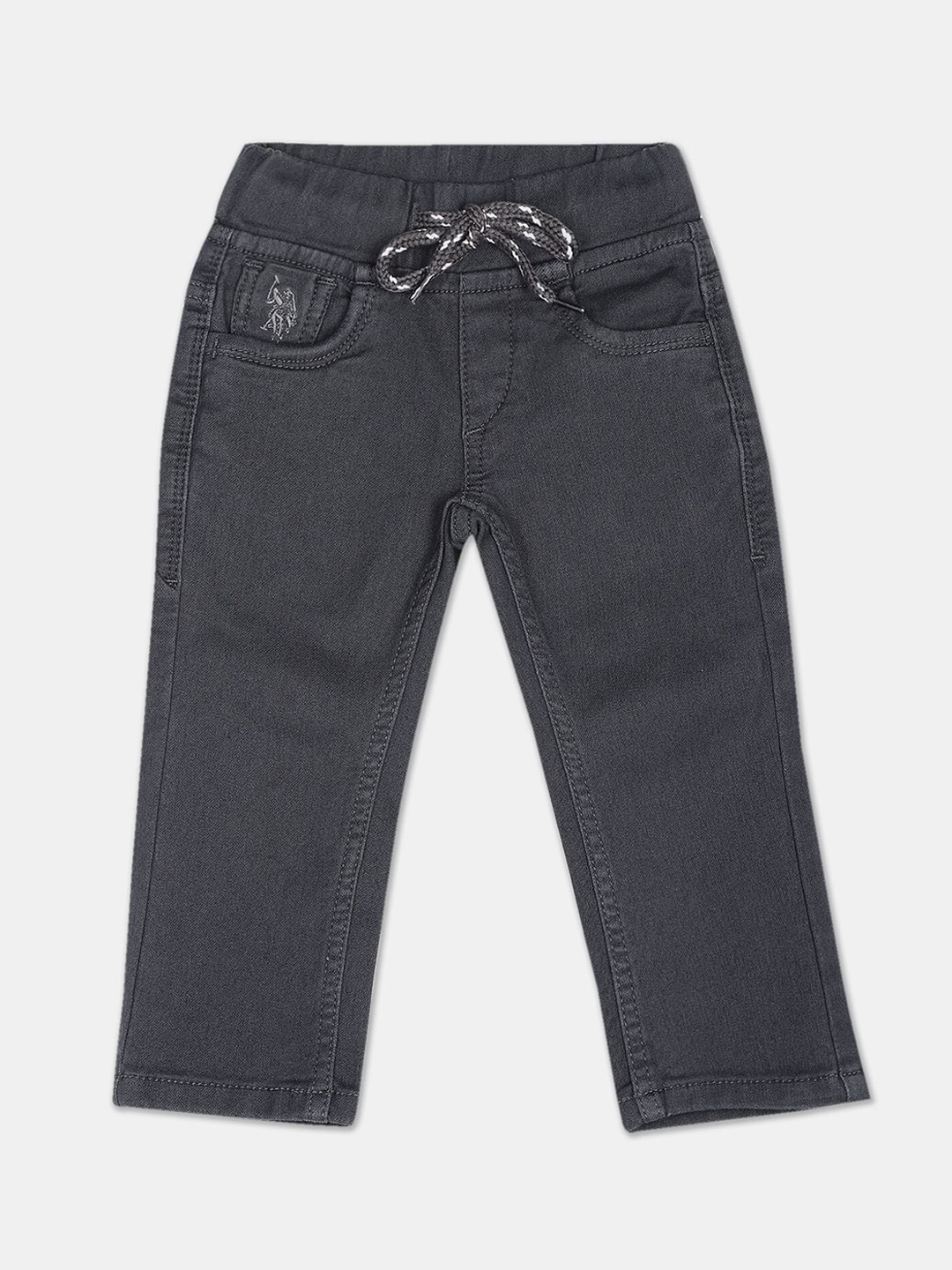 

U.S. Polo Assn. Kids Boys Regular Fit Jeans, Grey