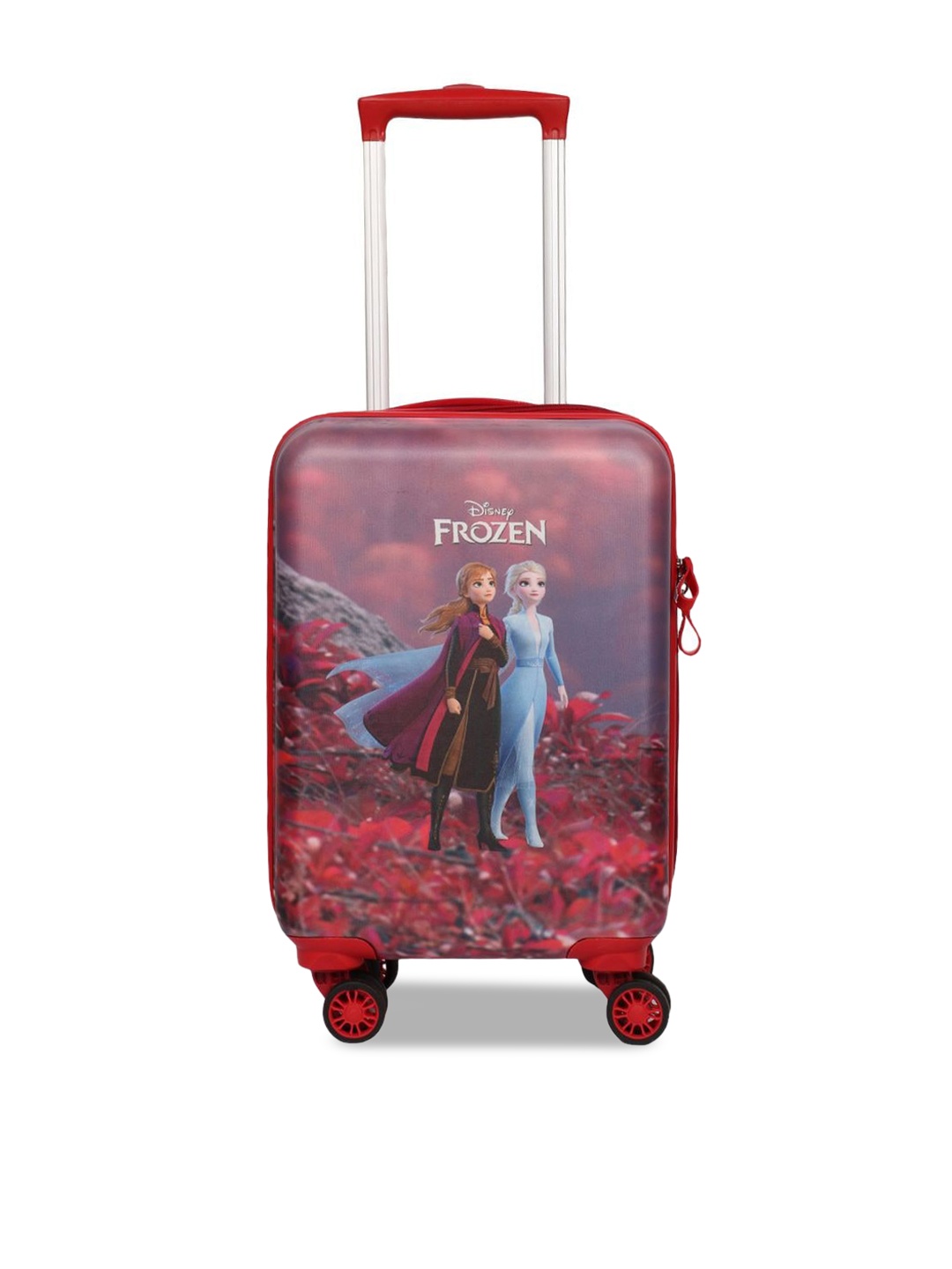 

Disney Kids Printed Small Trolley Suitcase, Red