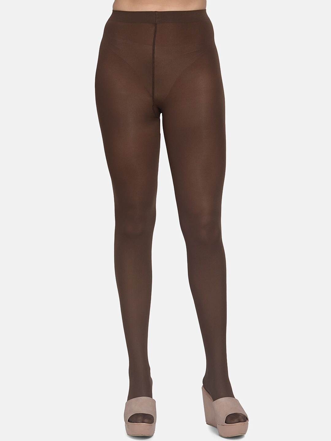 

mod & shy Women Pantyhose Stockings, Brown