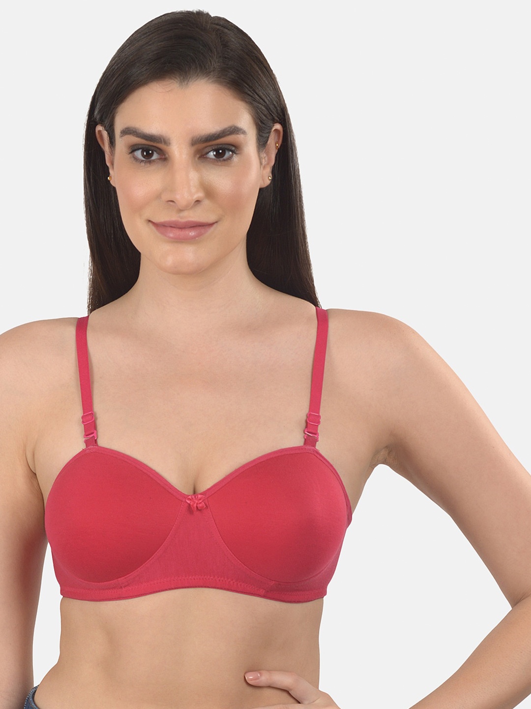 

mod & shy Lightly Padded Seamless T-shirt Bra, Pink