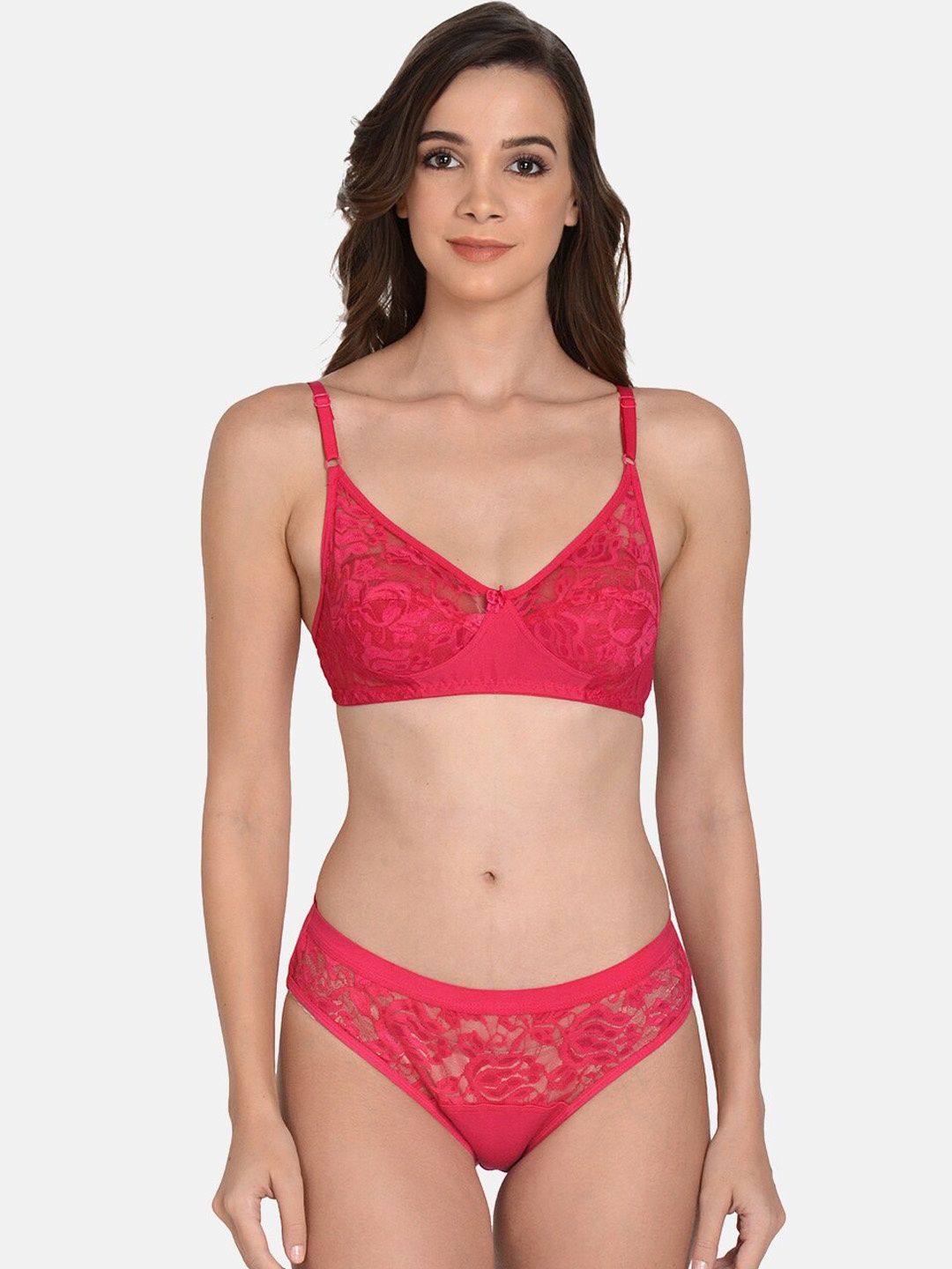 

mod & shy Self-Design Lingerie Set, Pink