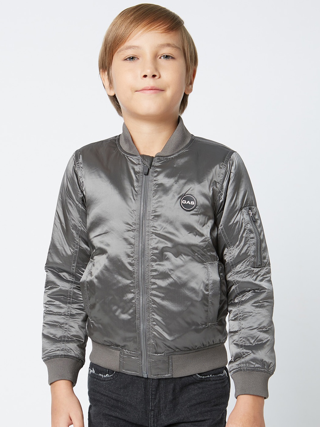 

GAS Boys Bomber Jacket, Grey