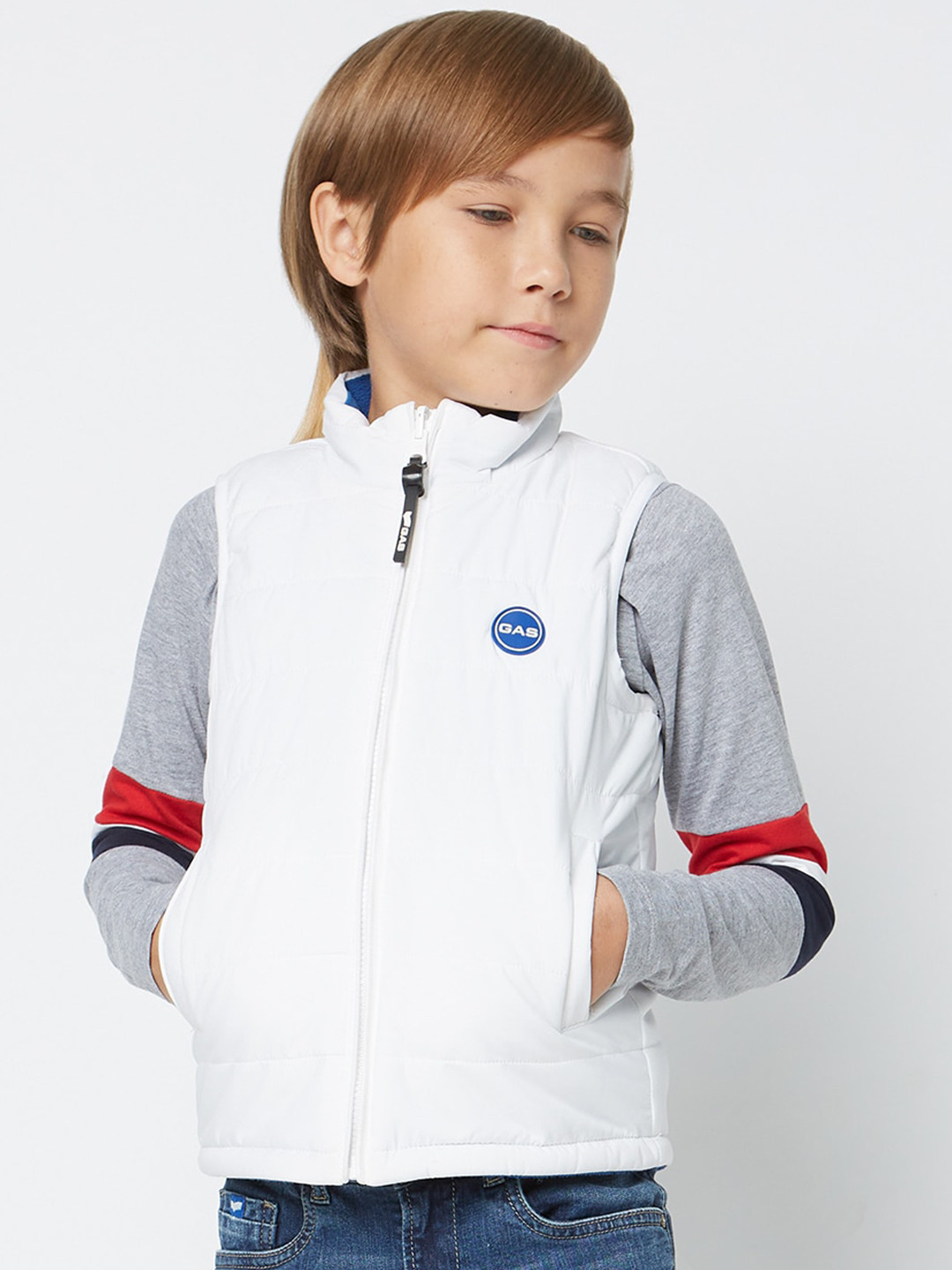 

GAS Boys Tailored Jacket, White