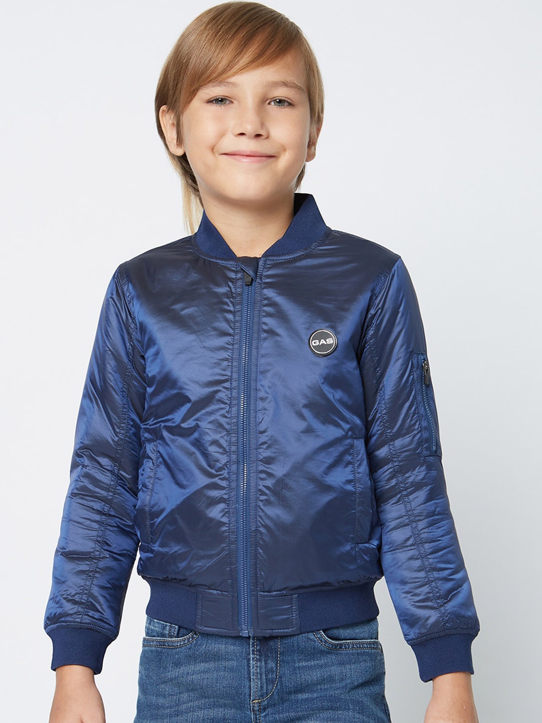 

GAS Boys Bomber Jacket, Blue