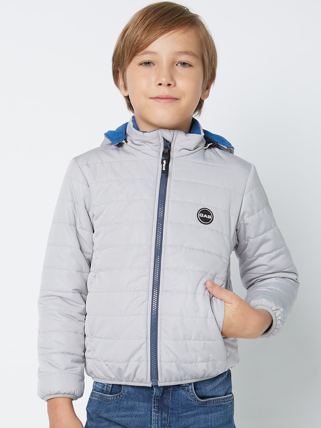 

GAS Boys Puffer Jacket, Grey