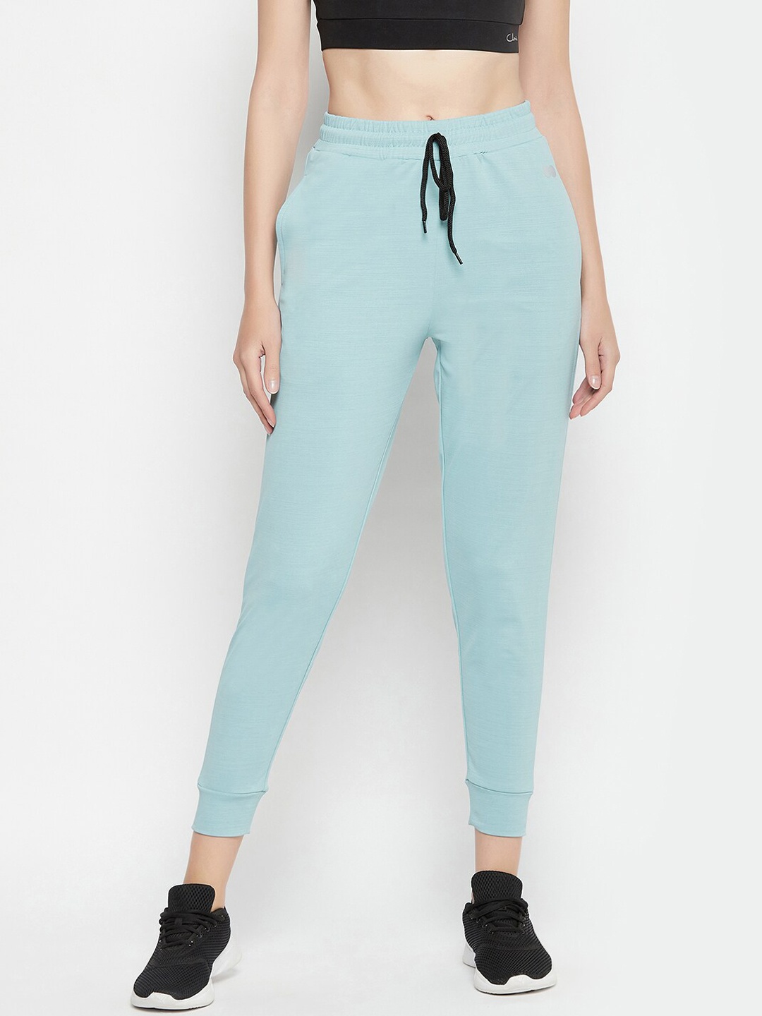 

Clovia Women Chic Basic Active Joggers, Green
