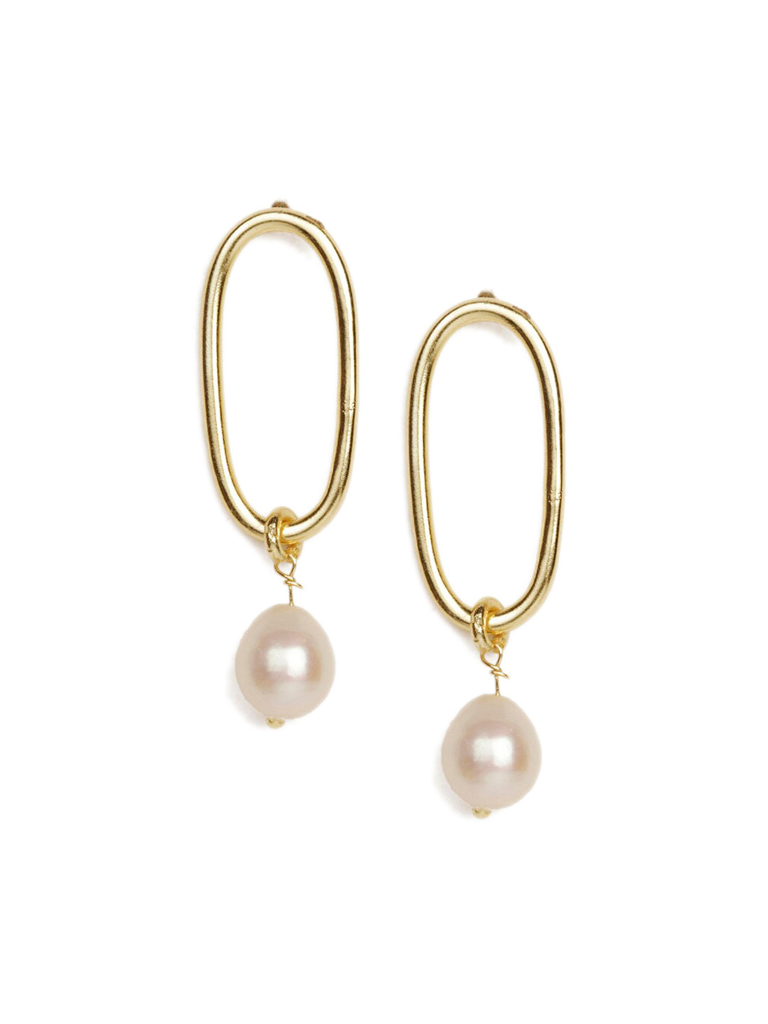 

STILSKII Gold Plated Pearl Drop Earrings