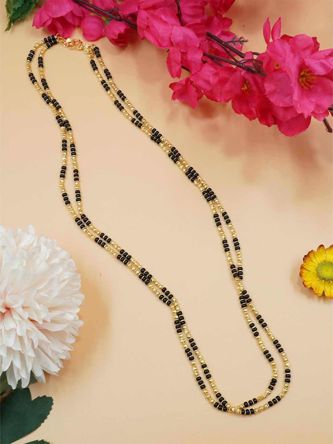 

GRIIHAM Women Gold-Plated Chain, Black