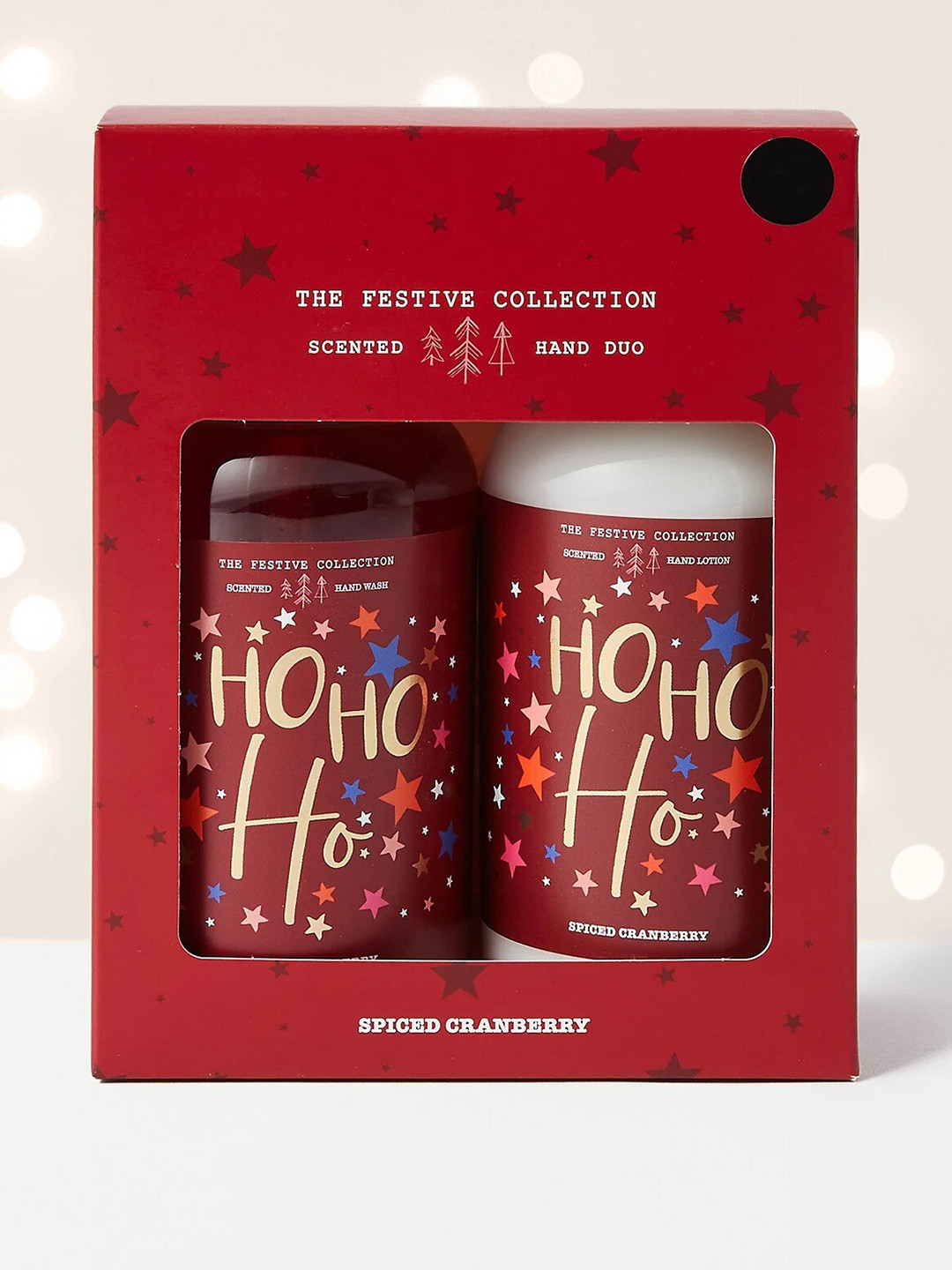 

Marks & Spencer The Festive Collection Spiced Cranberry Set Of Hand Wash & Lotion - 600 ml, Red