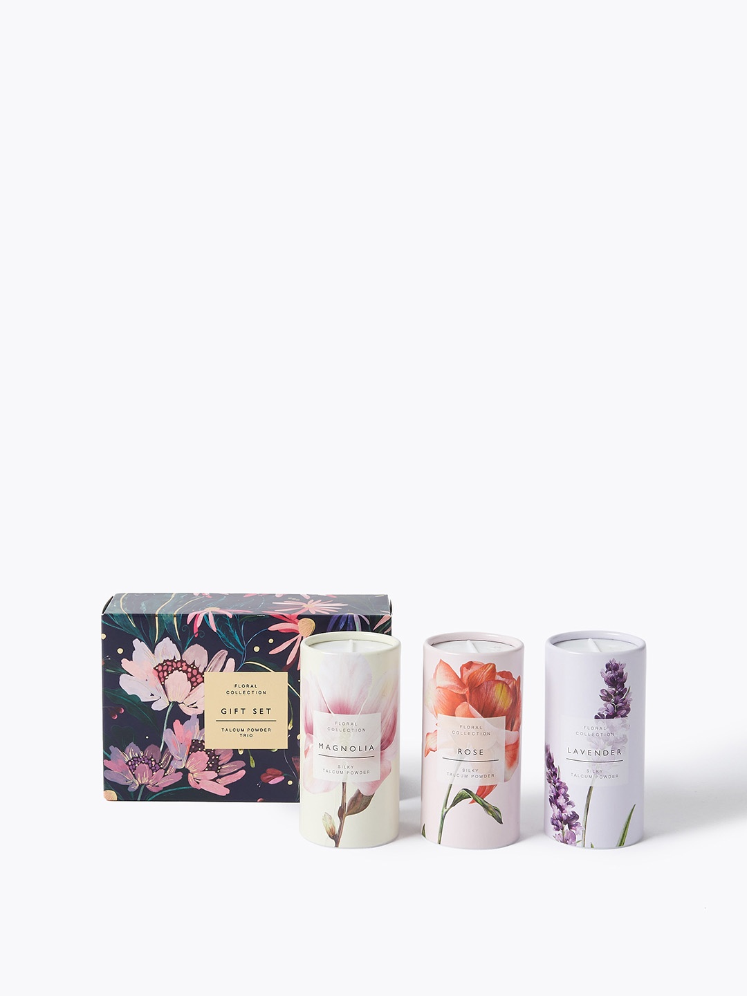 

Marks & Spencer Pack of 3 Floral Talc Trio NC, Multi