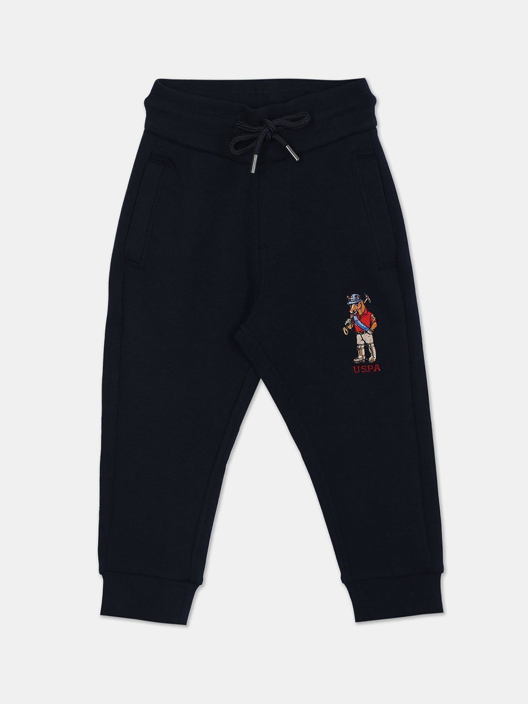 

U.S. Polo Assn. Kids Boys Graphic Print Joggers, Black
