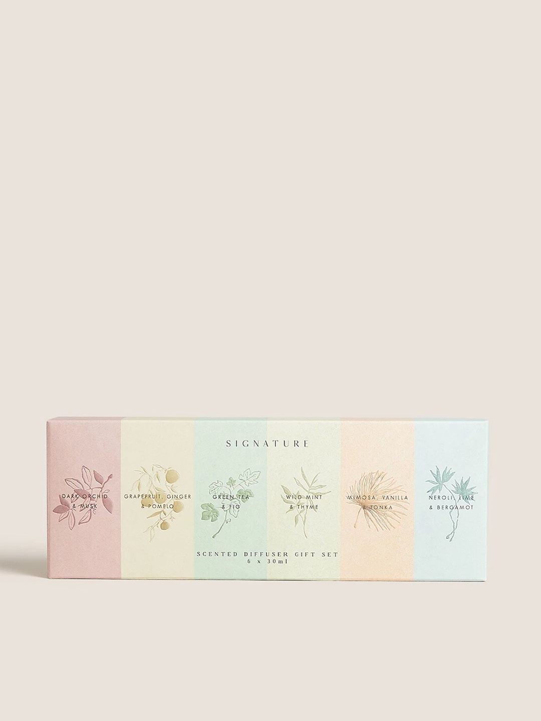 

Marks & Spencer Set Of 6 Transparent Home Fragrances Diffuser Set