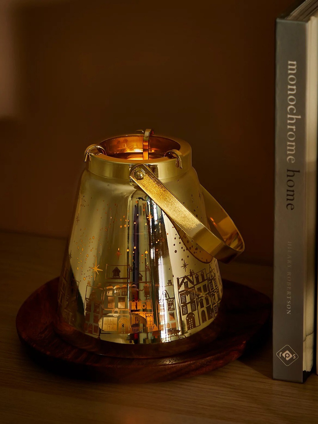 

Marks & Spencer Gold-Toned Printed Metal Townhouse Lantern