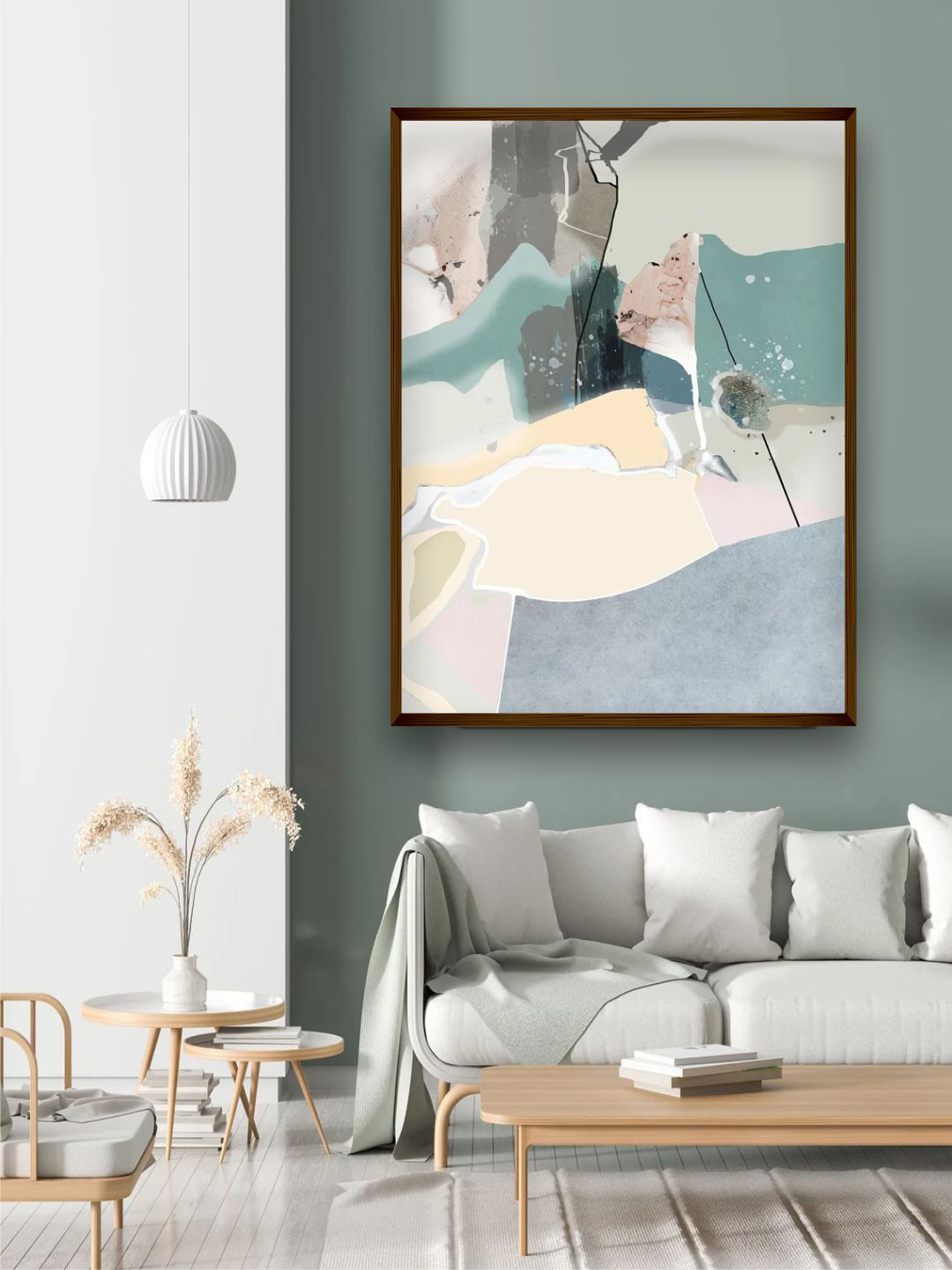 

The Art House Blue Abstract Painting Wall Art