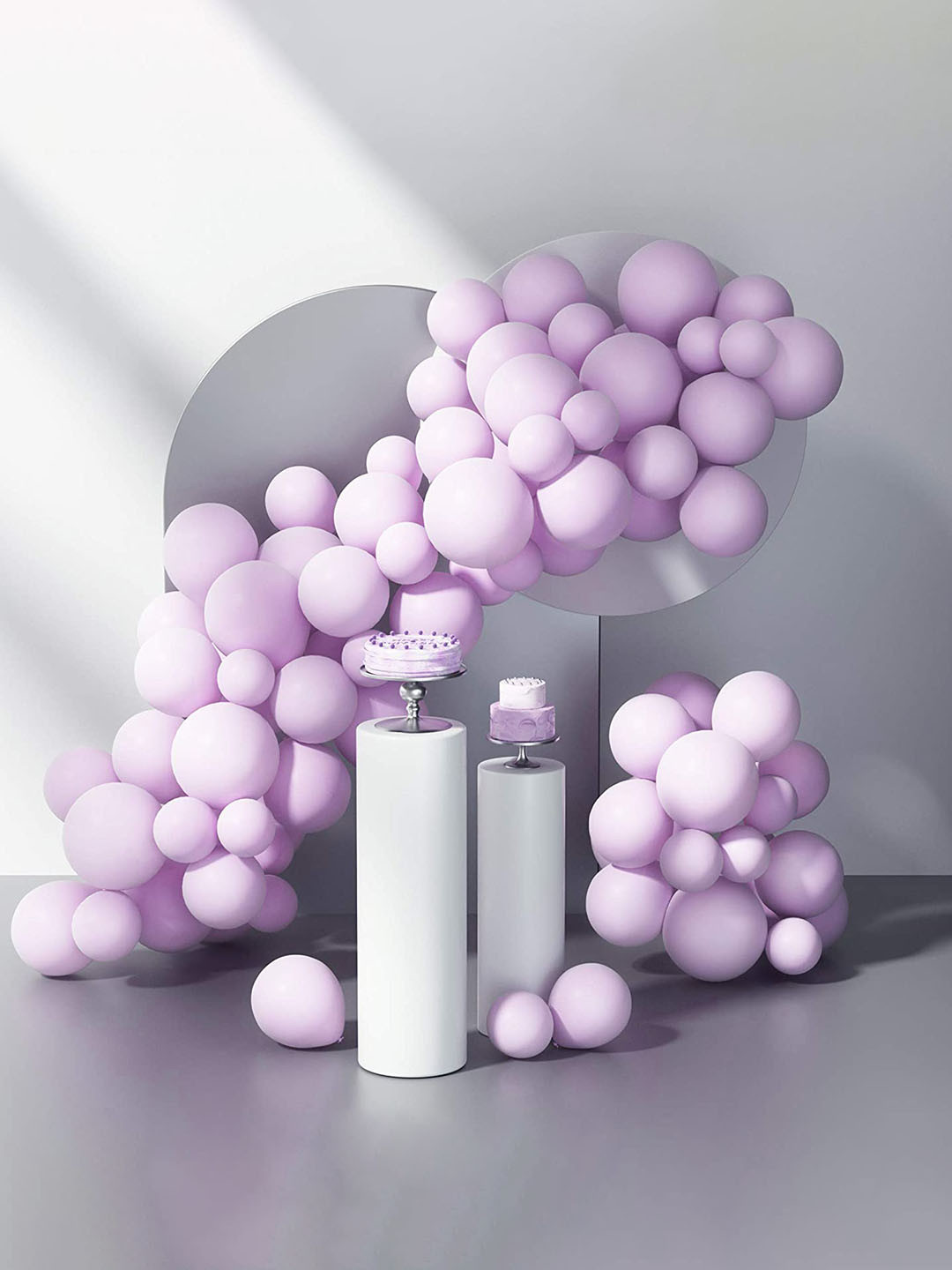 

CHOCOZONE Purple Set Of 100 Decoration Balloons
