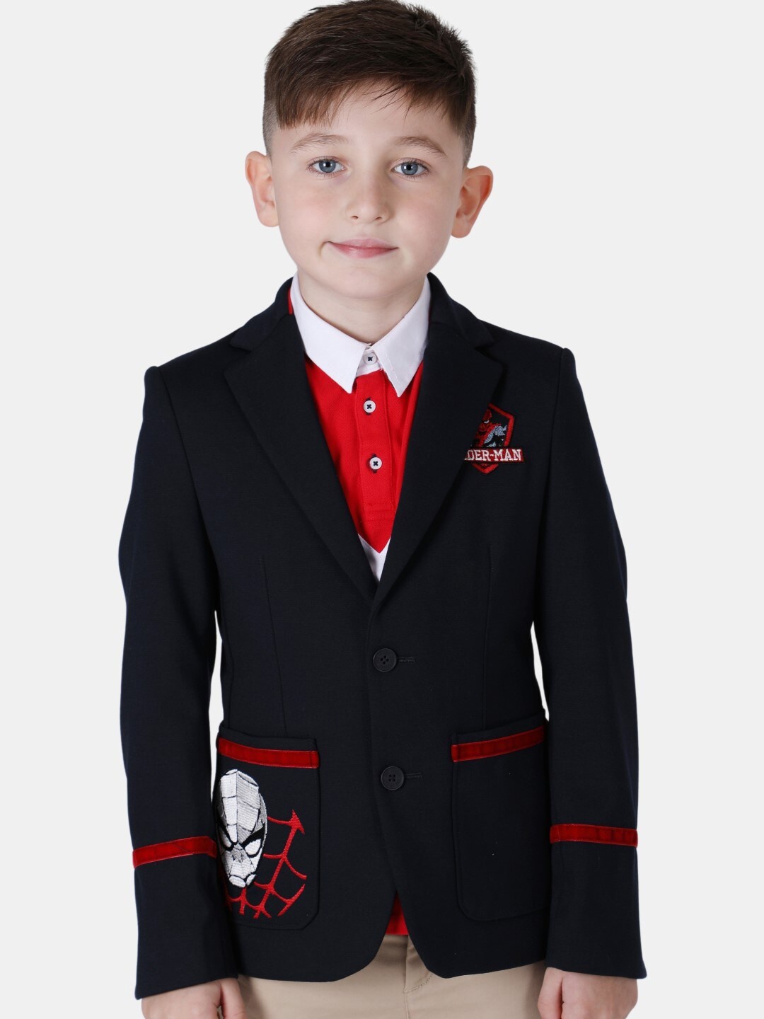 

One Friday Boys Single Breasted Blazer, Navy blue