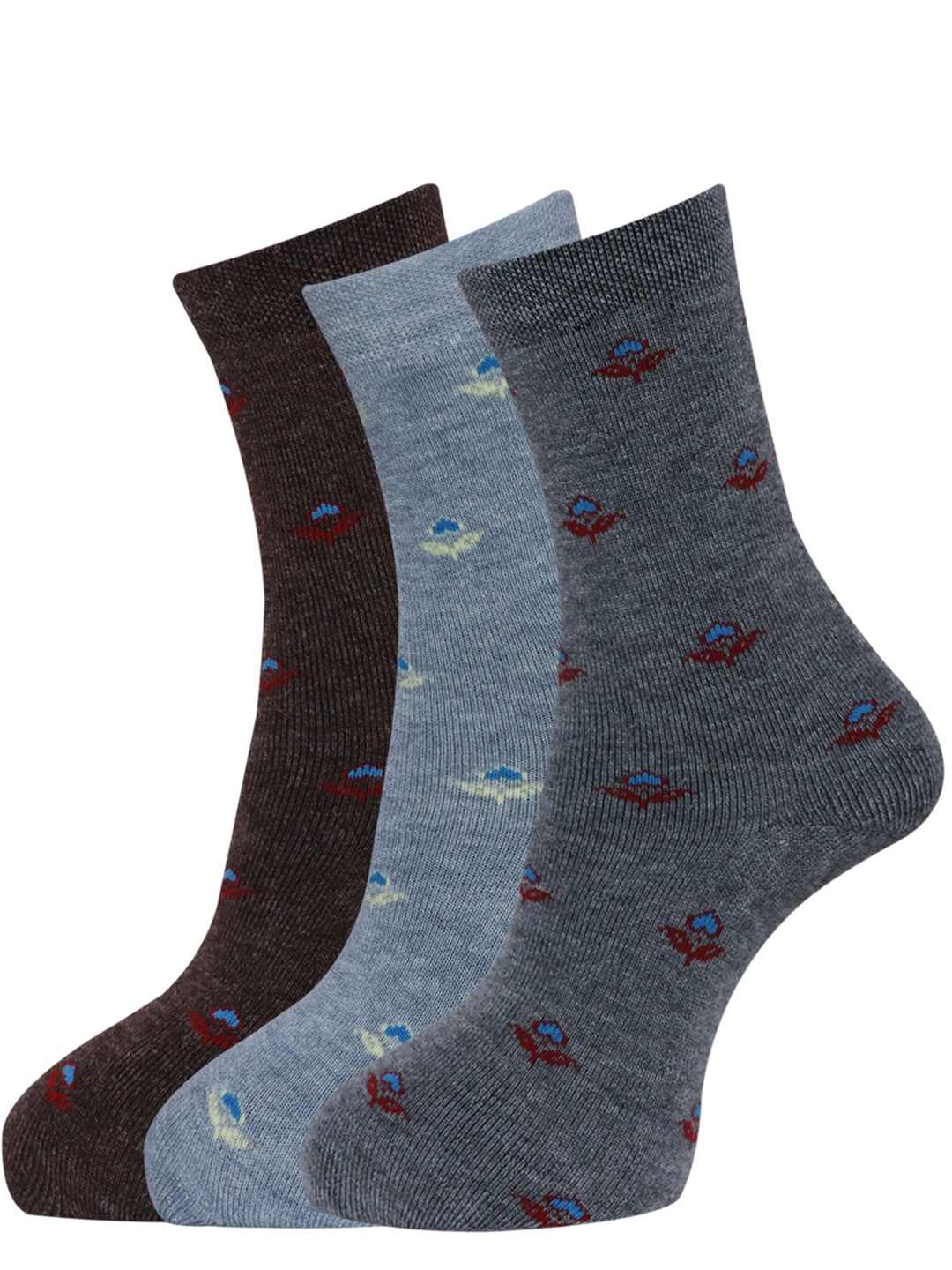 Dollar Socks Women Pack Of 3 Assorted Full Length Socks