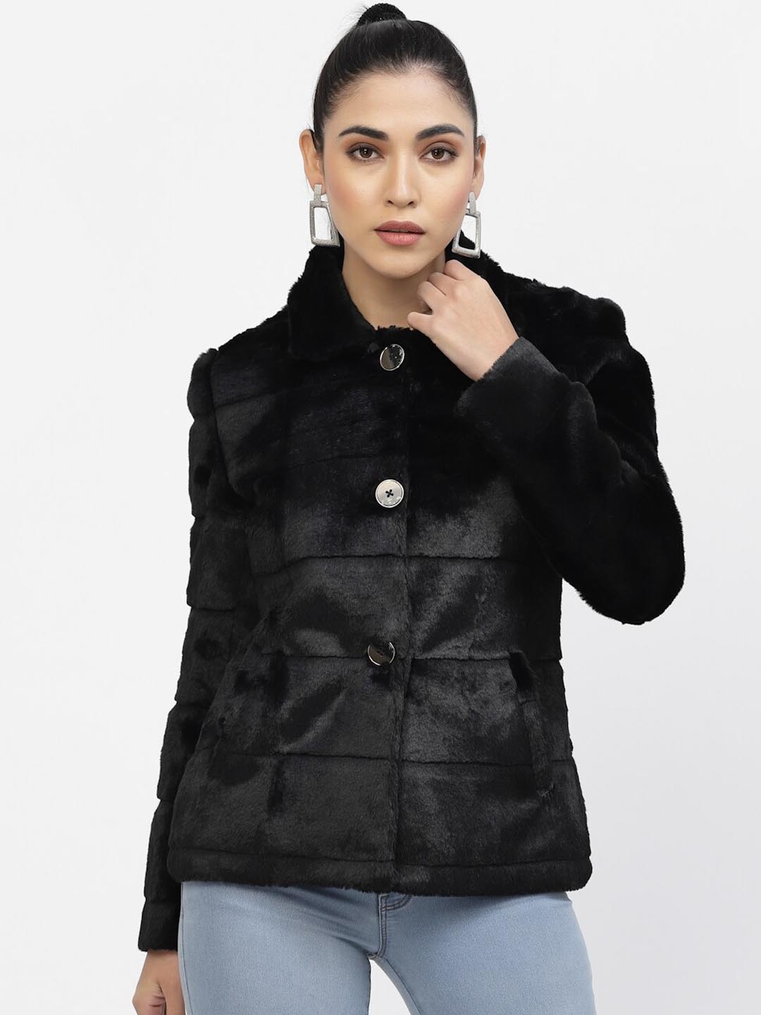 

Juelle Women Short Winter Coats, Black