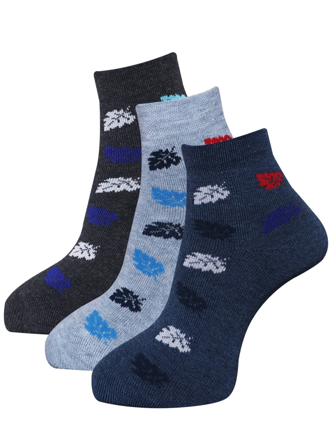 

Dollar Socks Women Pack Of 3 Assorted Terry Ankle Length Socks