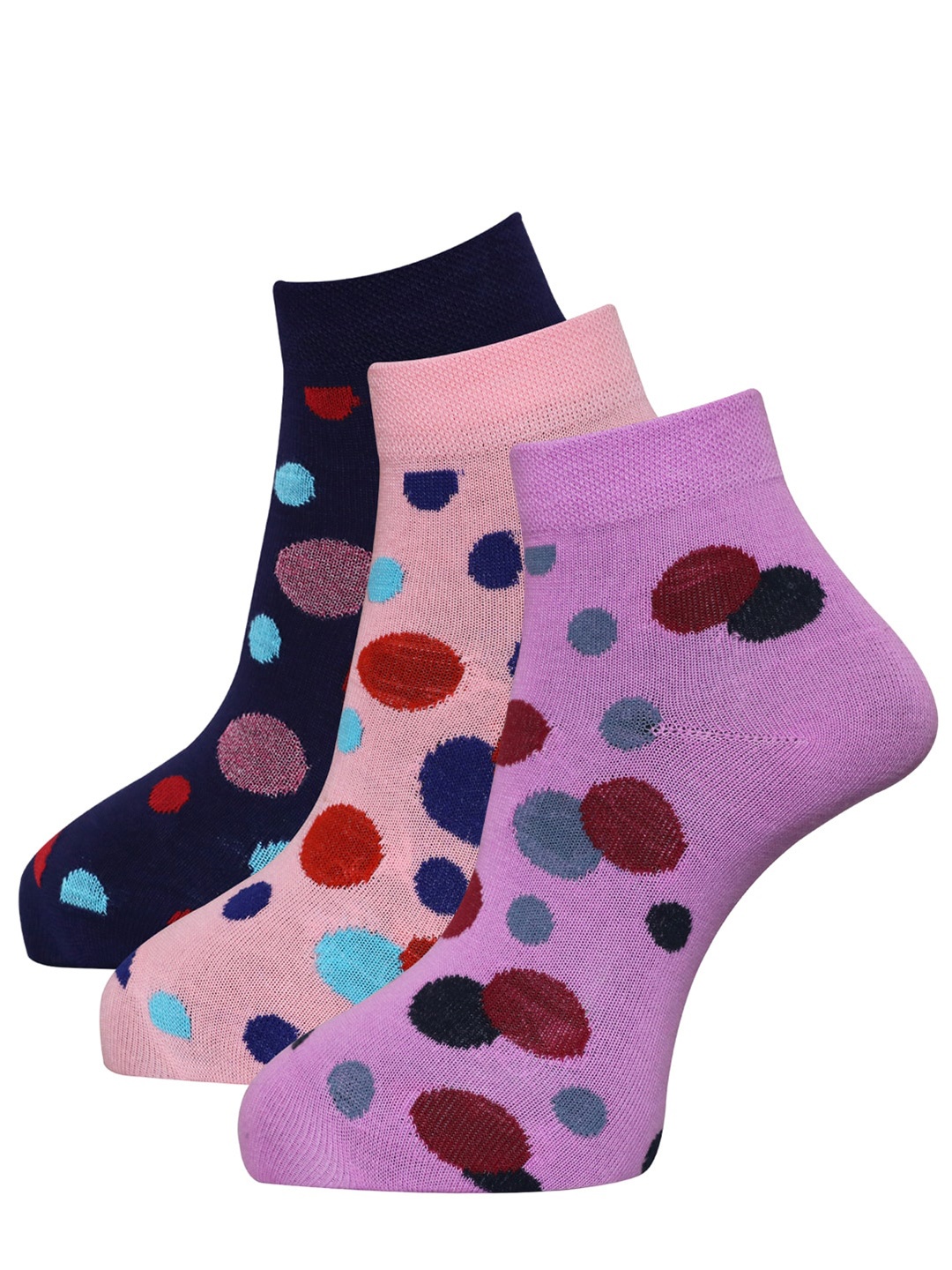 

Dollar Socks Women Pack Of 3 Assorted Ankle-Length Woolen Socks