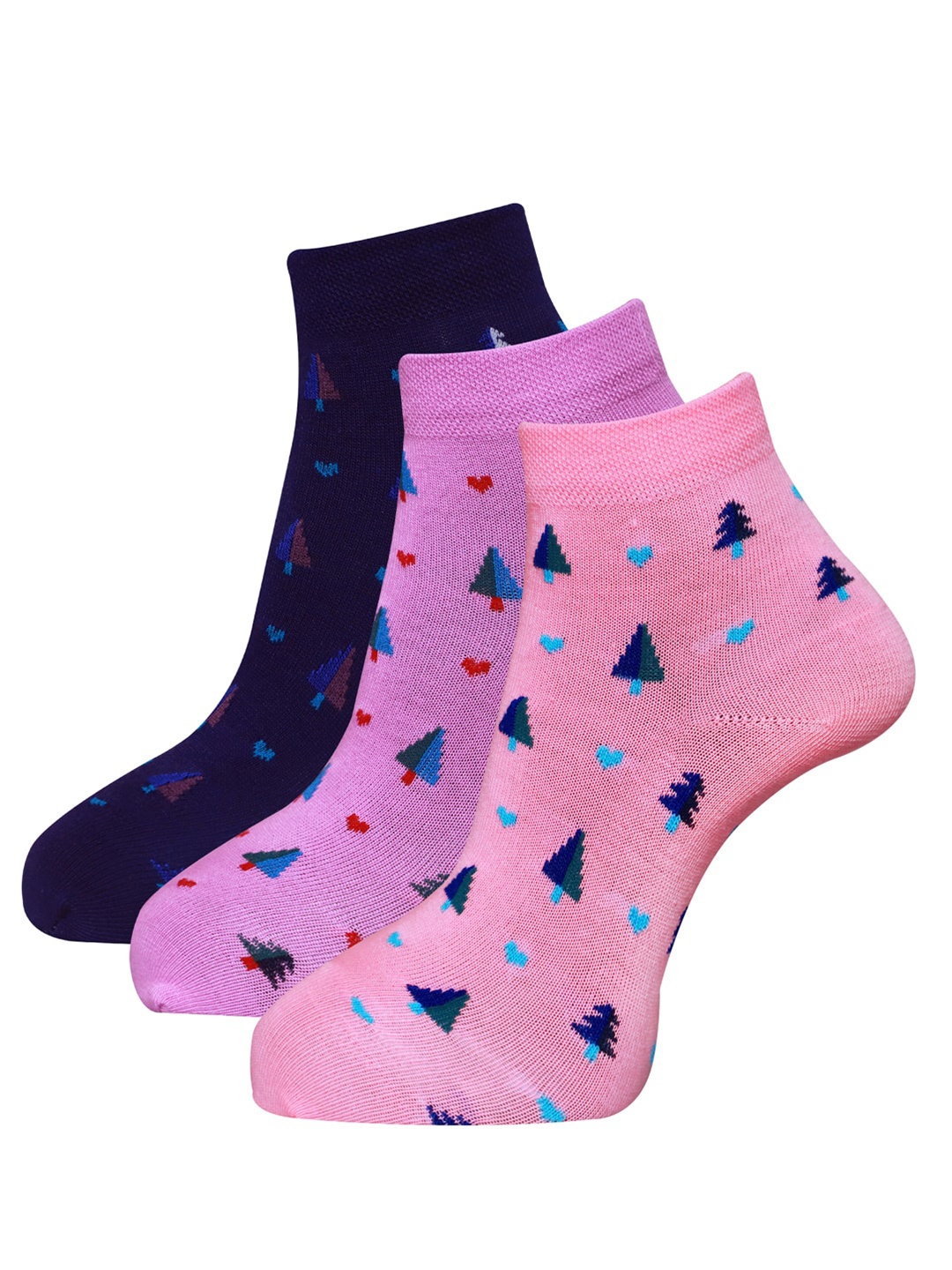 

Dollar Socks Women Pack Of 3 Assorted Woolen Ankle Length Socks