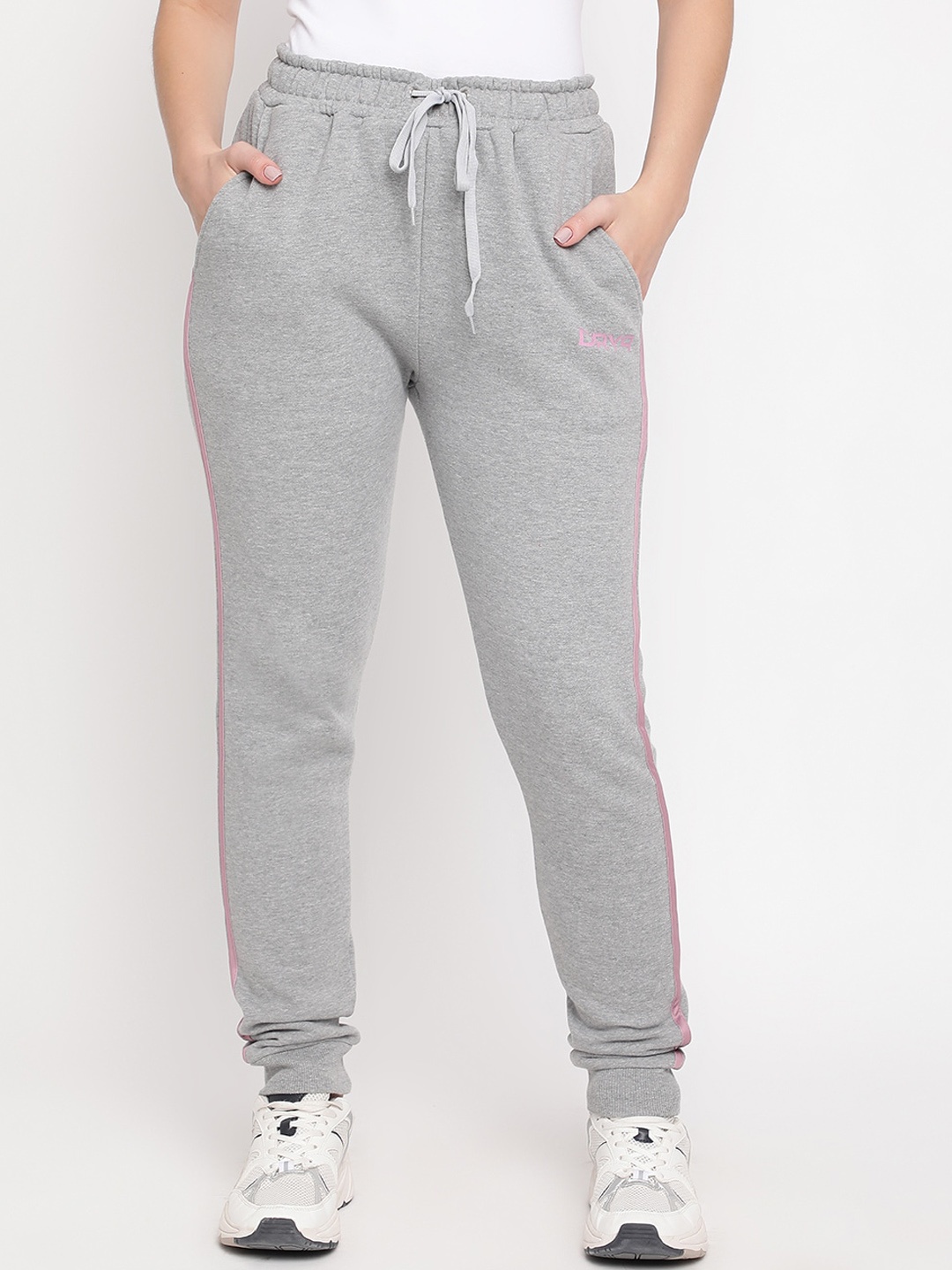 

DRYP EVOLUT Women Regular Fit Joggers, Grey