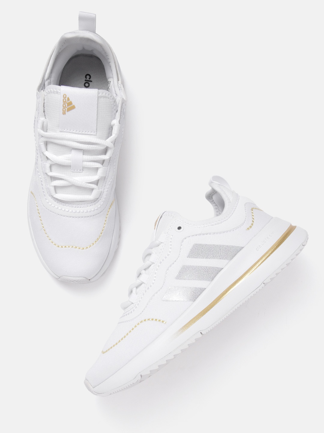 

ADIDAS Women Woven Design Fukasa Run Running Shoes, White