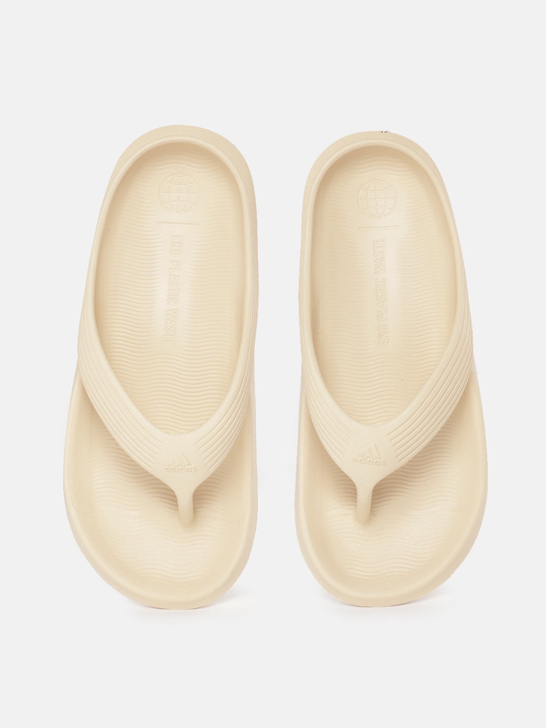 

ADIDAS Unisex Adicane Thong Flip-Flops, Cream
