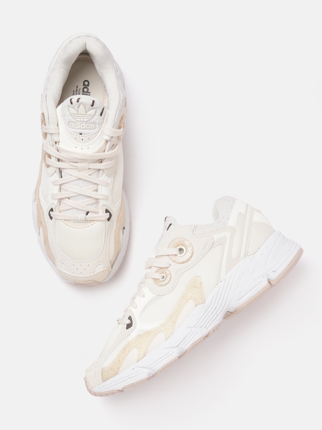 

ADIDAS Originals Women Colourblocked Astir Her Vegan Sneakers, Off white