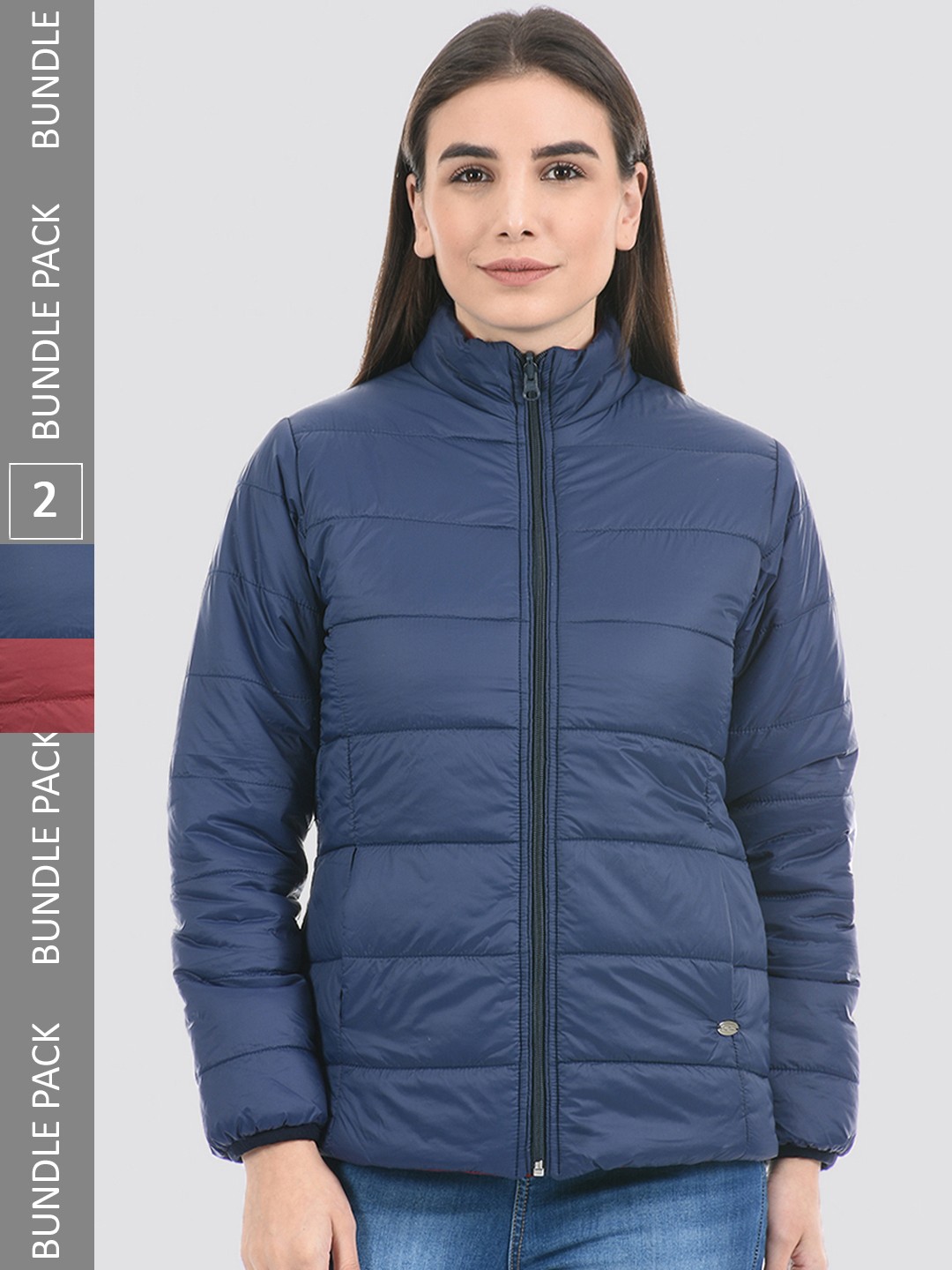 

Cloak & Decker by Monte Carlo Women Reversible Puffer Jacket, Maroon