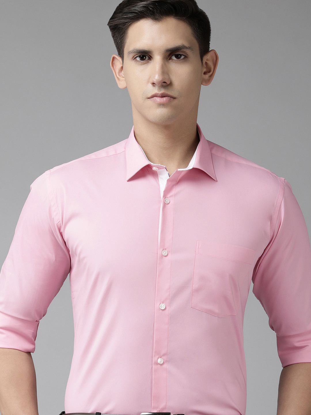 

Park Avenue Slim Fit Formal Shirt, Pink