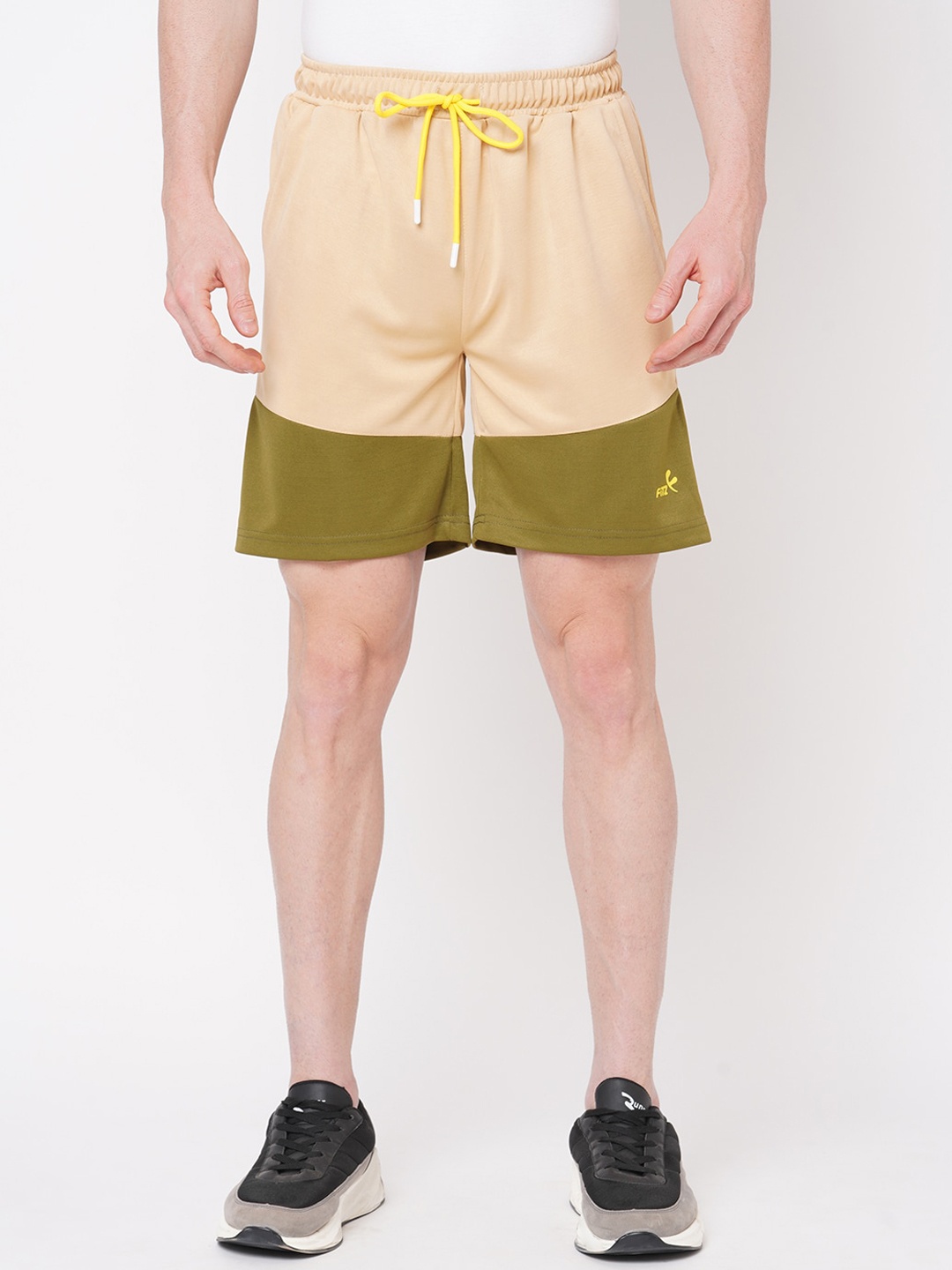 

FiTZ Men Sports Shorts, Beige