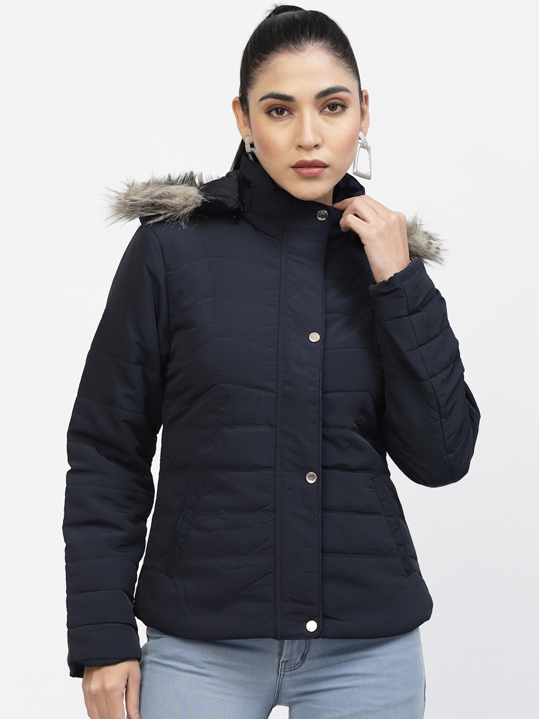 

Juelle Women Parka Jacket, Navy blue