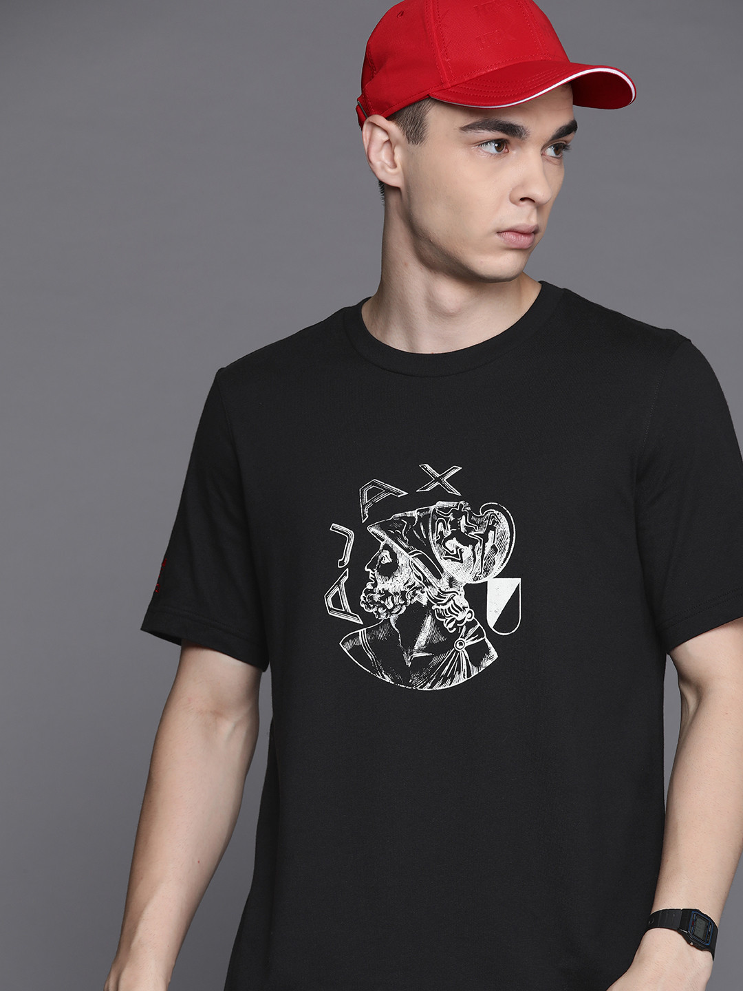 

ADIDAS Originals Ajex Amsterdam OG Graphic Printed T-shirt, Black