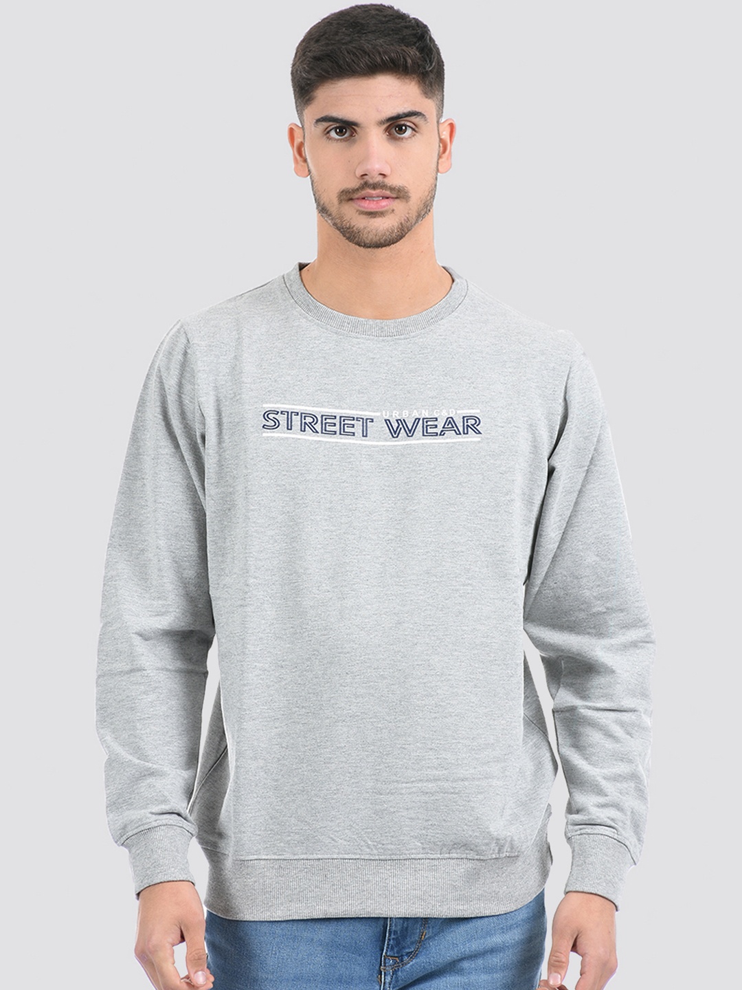 

Cloak & Decker by Monte Carlo Men Printed Sweatshirt, Grey