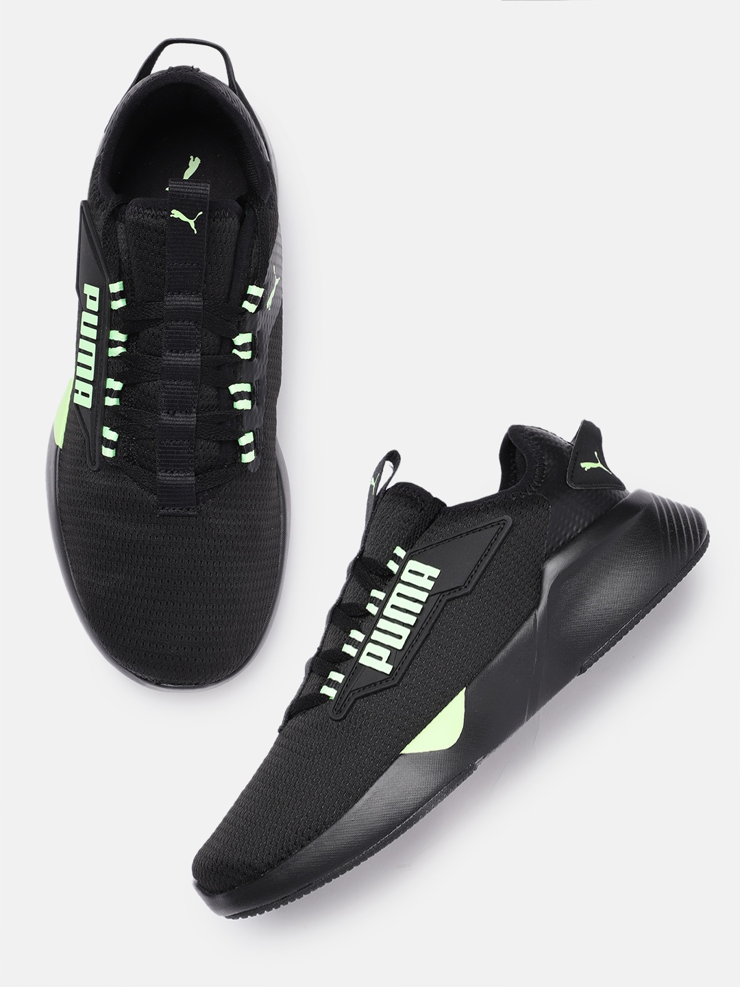 

Puma Unisex Resolve Street Spark Running Shoes, Black
