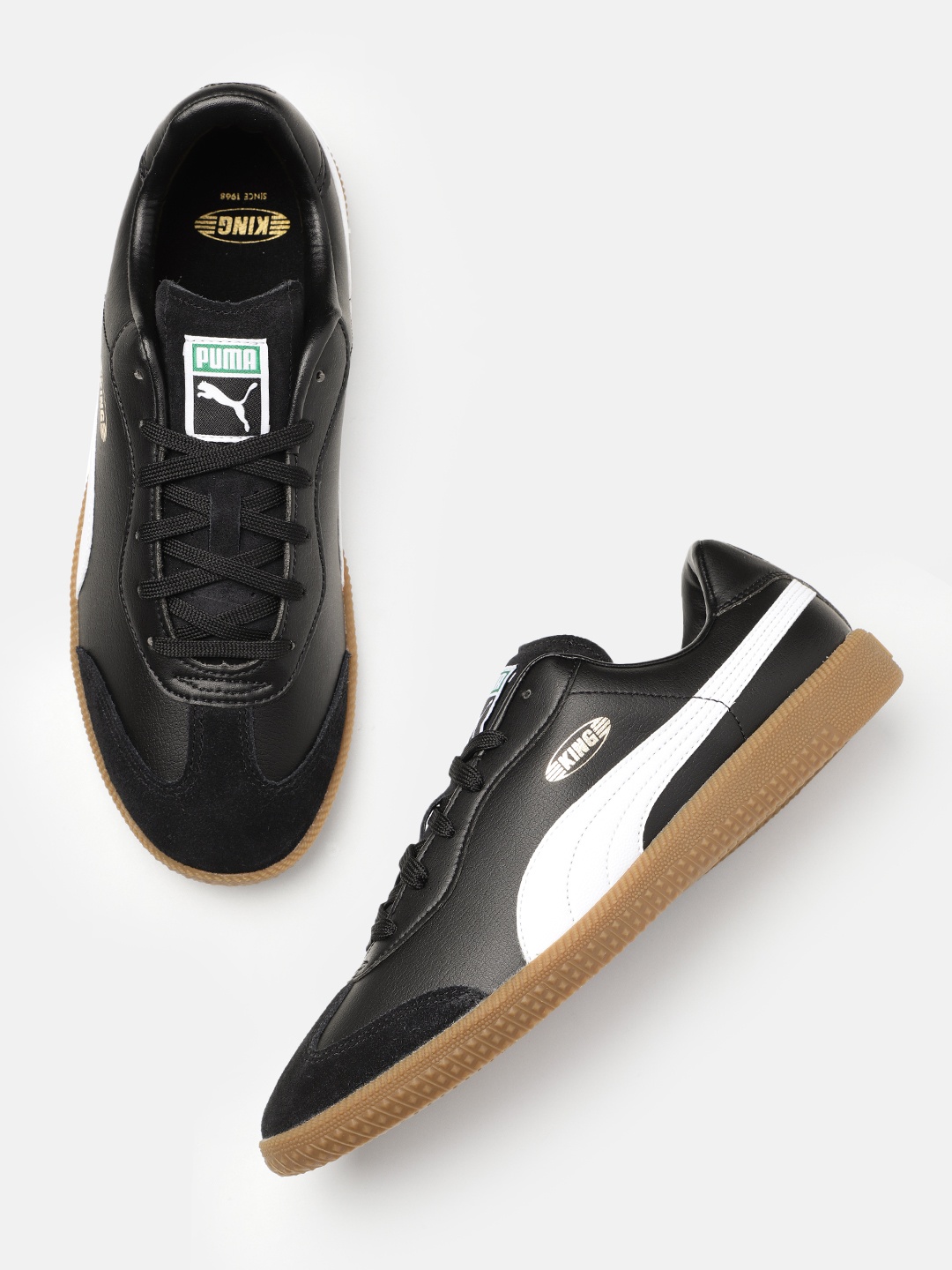 

Puma Men KING 21 Indoor Sports Shoes, Black